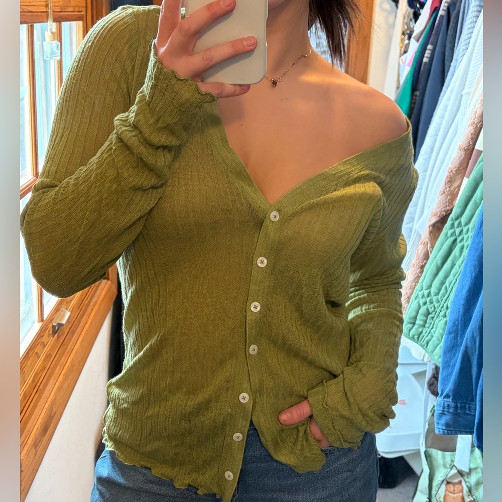 Anthropologie button up long sleeve